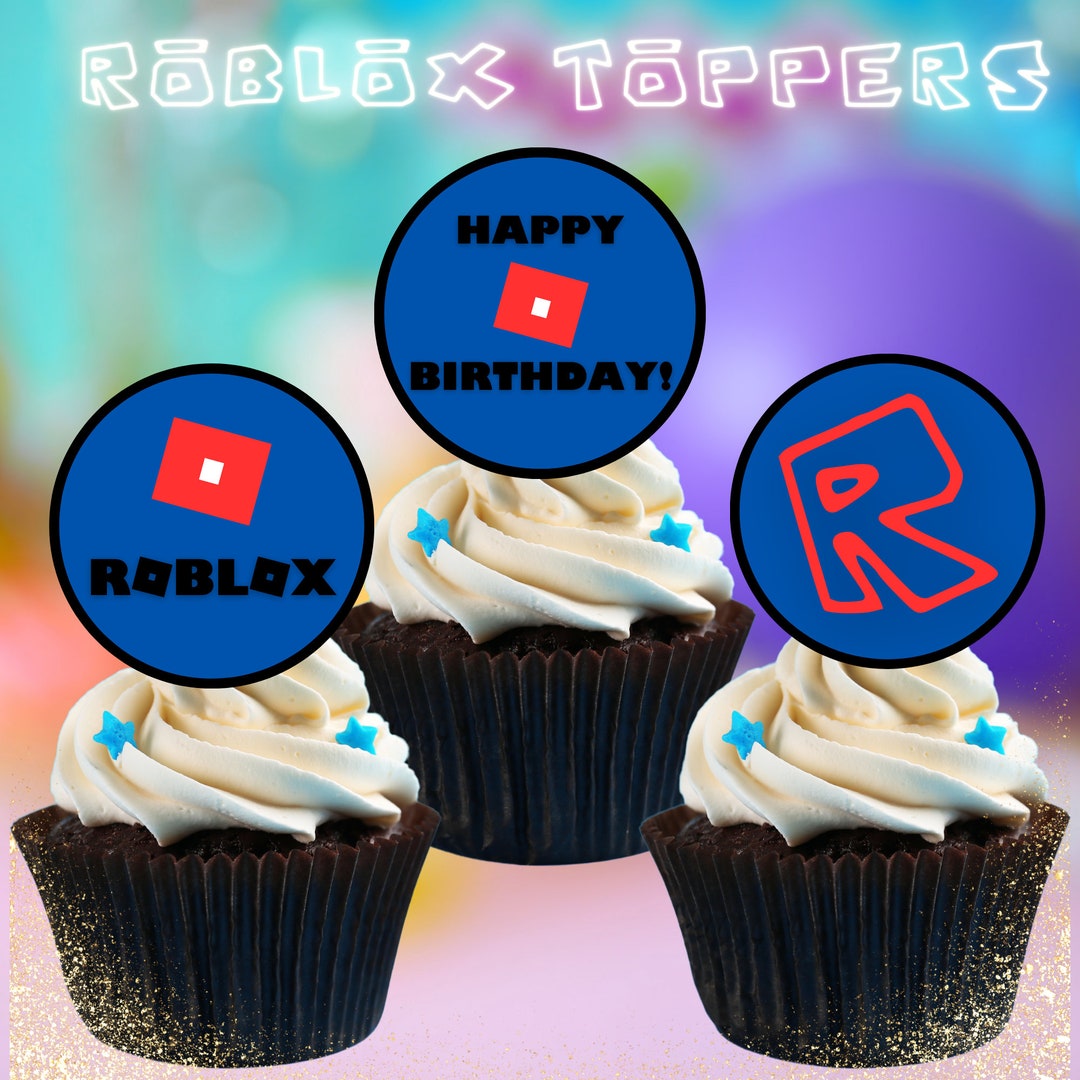 Roblox Cupcake Topper Printable