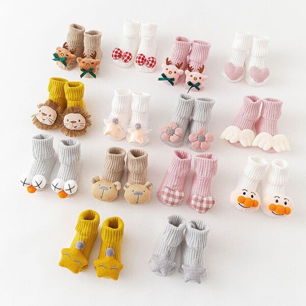 Cute Teddy- Baby Socks (5 Pairs) main image 0