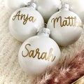 Personalized Christmas balls/glass balls to give as a gift - With desired personalization / Christmas gift