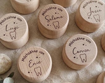 Caja personalizada para dientes de leche con nombre | Caja personalizada para dientes de leche | Hada de los dientes | Caja para dientes de leche | Caja para dientes | Niños | Caja de madera | Caja para dientes | Caja de madera