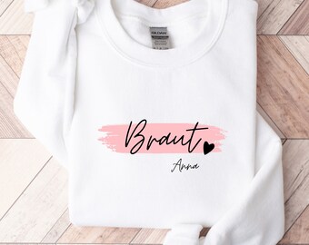 JGA, Braut, Trauzeugin, Team Braut, Personalisiertes Geschenk, Geschenk Trauzeugin, Junggesellinnenabschied, Brautjungfer, Braut Pullover