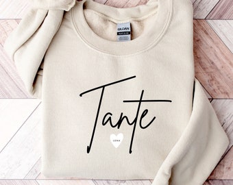 Du wirst Tante | Tante Hoodie | Schwangerschaft | Geschenk Patentante | Baby | Schwangerschaft verkünden | Personalisiertes Geschenk