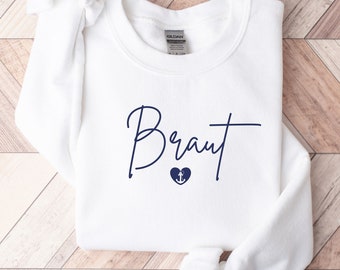 Braut Shirt Anker, JGA in Hamburg, JGA Küste Strand, Matrosenstil, JGA, Personalisiertes Geschenk, Junggesellinnenabschied, Braut Pullover