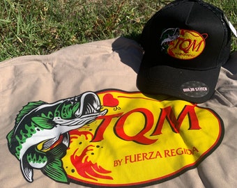 Fuerza Regida TQM Tshirt & Hat Bundle available in multiple colors. High quality Tshirt with oversize print !