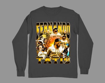 Fernando Tatis Vintage Style Long sleeve Tshirt. High quality Tshirt with oversize print !