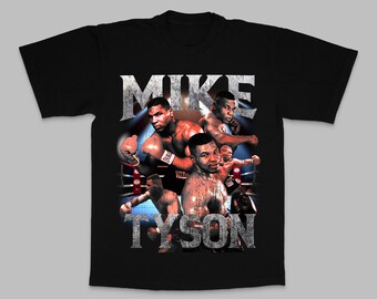 Mike Tyson Iron Mike Vintage Style Tshirt. High quality Tshirt with oversize print !