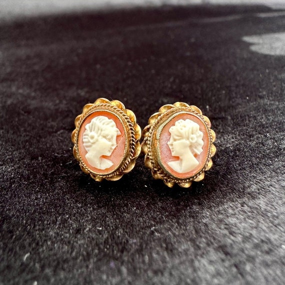 9ct Rose Gold, Vintage, Victorian Inspired, Cameo 