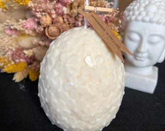 Flowered egg candle