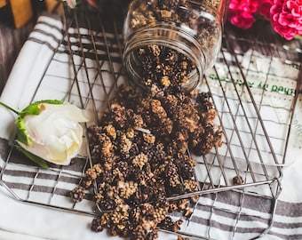 Sun-Dried Kabuli Black Mulberries 1kg, Natural Vegan Superfood