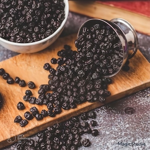 Sun-Dried Blueberries 1kg: Natural Vegan Snack, No Sugar Added