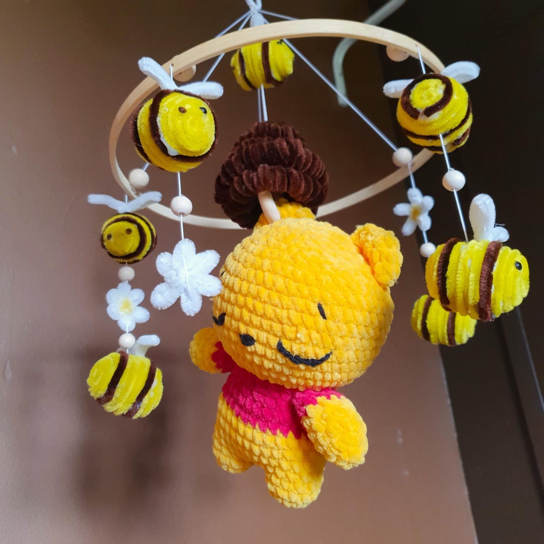 Winnie the Pooh Baby Mobile – Inspired by Winnie the Pooh – Handmade ...