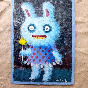 Tableau original ACEO : "Ma baguette magique"