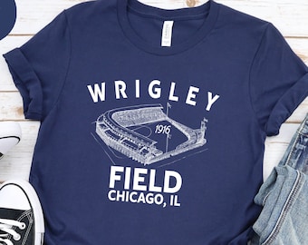 Wrigley Field 1916 Unisex T-shirt, Baseball Lover Tee, Baseball Fan, Baseball Stadium Tee, Wrigley Field Shirt