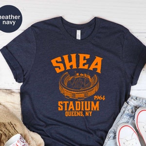Koszulka unisex Shea Stadium 1964 Football, koszulka New York Tee, koszulka Past Home Tee, miłośnik futbolu, koszulka Shea Stadium, fan futbolu