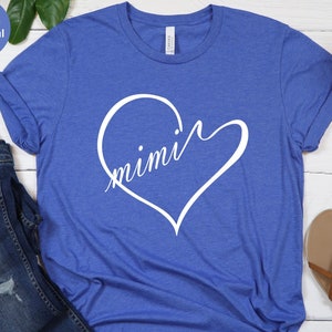 Mimi Unisex T-shirt, Mother&#39;s Day Gift, Mimi Shirt, Mimi Birthday Tee, Mimi Tee, Gift for Mimi