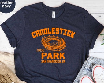 Candlestick Park 1960 Unisex T-shirt, San Francisco Tee, California Tee, Past Home, Baseball Tee, Baseball Lover