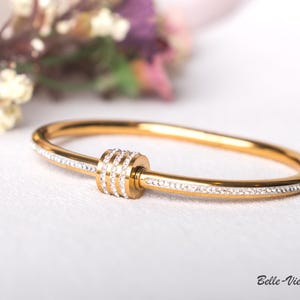 armband voor vrouwen. 18 kt vergulde armband waterdicht zonder aanslag. zilveren armband. gouden armband. vrouwen. minimalistische taillearmband