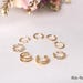 HIFOT Polsini Orecchie Da Elfo Con Fiore E Perle – Argento – Clip Regolabile Senza Piercing – Per Halloween, Cosplay, Matrimonio