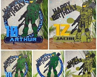 Acrylic Cake Toppers - Gaming HL