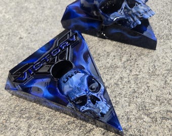 Set of 2-Victory "Blue Boy" Skull  - ABS Victory Cheese Wedge -