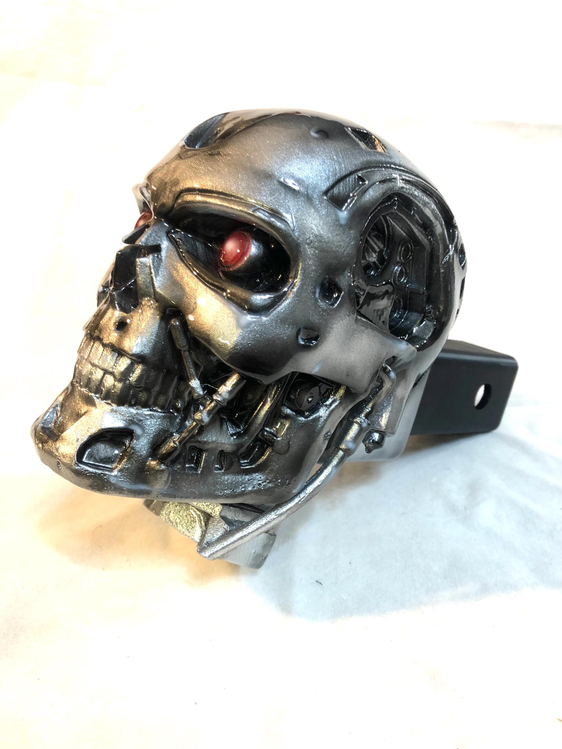Terminator T-800 3D Custom Universal Tow Hitch Cover. Made of