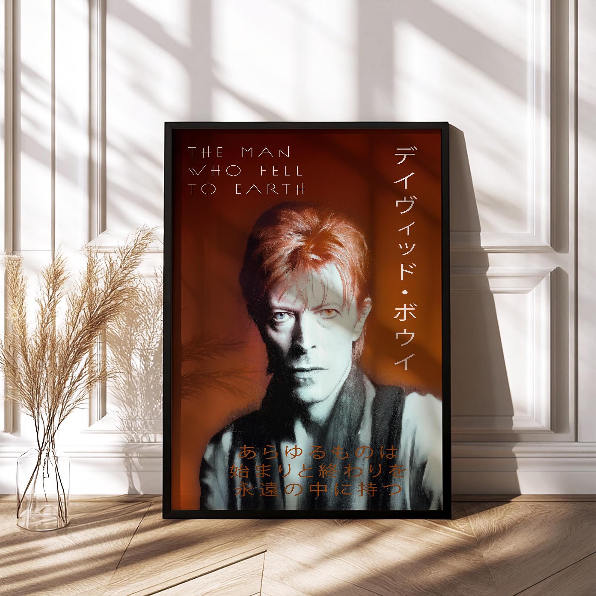 Japanese David Bowie Poster – the Man Who Fell to Earth Print