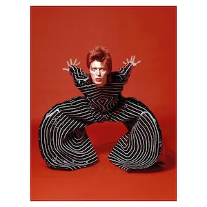 David Bowie Ziggy Stardust, Starman poster di Kansai Yamamoto & Masayoshi Sukita, Poster musicale vintage Poster stampato - 2 dimensioni disponibili