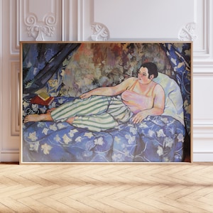 The Blue Room by Suzanne Valadon, printable wall art, instant download