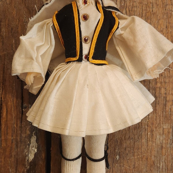 Vintage Greek traditional doll