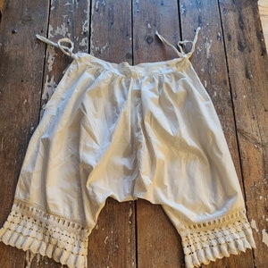 vintage knee length bloomers from early 1900s