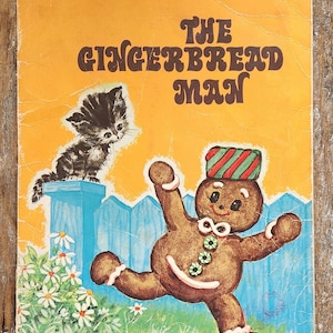 Vintage,  The Gingerbread Man Golden Book