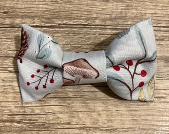 Winter woodland hair bows