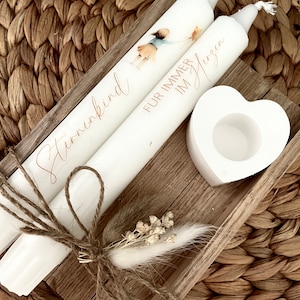 sternenkind Kerzen-Set | personalisierte Sternenkind Kerze | Trostlicht | Beileid | Gedenkkerze | sternenkind Andenken | Geschenkset