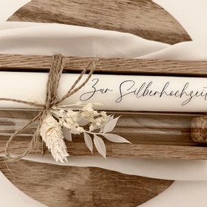 Geschenk zur Silberhochzeit | Geldgeschenk Silberhochzeit | Geldgeschenk Verpackung | Silberhochzeit Geschenkverpackung | 25 Jahre verheirat