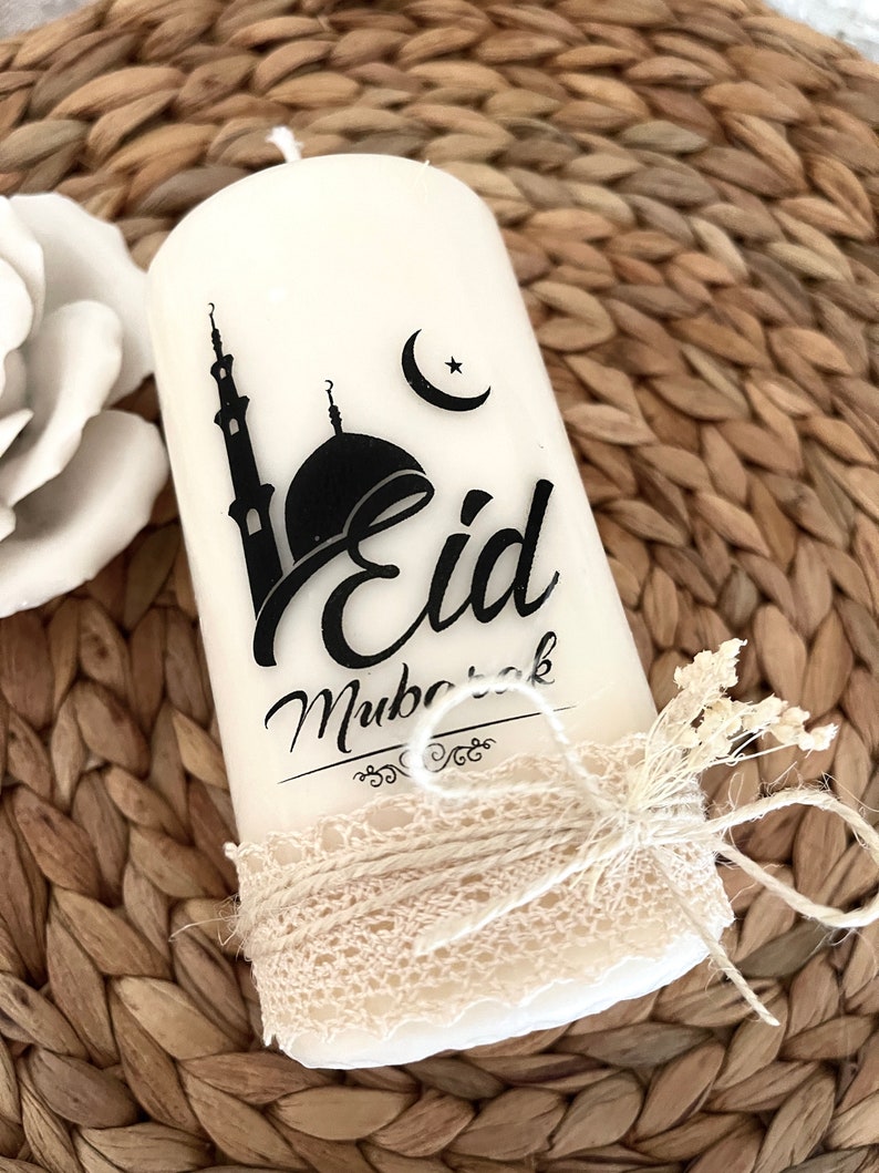 Bayram Geschenk Eid Mubarak Ramadan hayirli Bayramlar iftar Bayram deko kerze Gastgeschenk ramadan Geschenk Kurban Bayram Bild 3