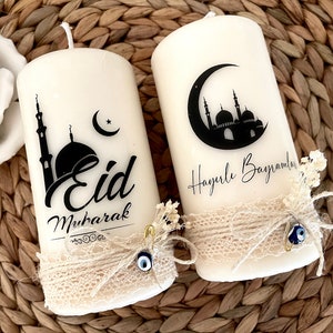 Bayram Geschenk Eid Mubarak Ramadan hayirli Bayramlar iftar Bayram deko kerze Gastgeschenk ramadan Geschenk Kurban Bayram Bild 1