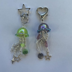 jellyfish keychain