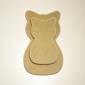 Keramikform einer Katze aus 12mm MDF