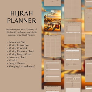 2024 Hijrah Planner | Moving Planner | Digital Planner | Islamic Planning