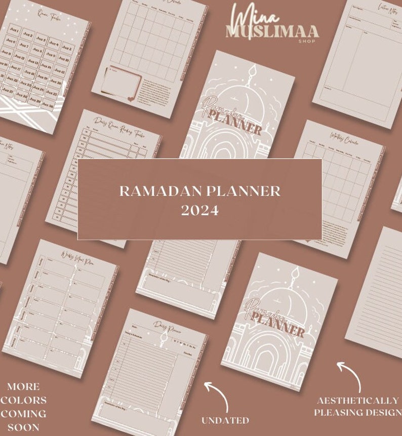 Ramadan Digital Planner Ramadan 2024 Planner PDF Muslim Daily Planner