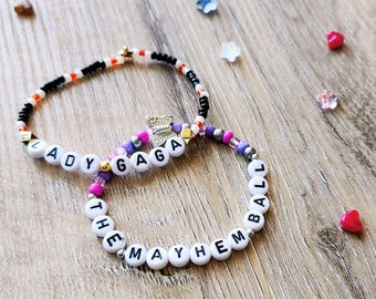 レディー・ガガ フレンドシップブレスレット | ハンドメイド 2個、3個