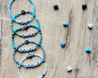 Backstreet Boys Friendship Bracelets | Handmade Set of 2, 3, 5, or 10 | Into The Millennium | The Sphere Las Vegas | Events | Customizable