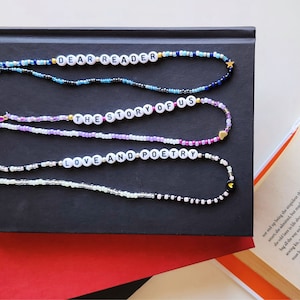 Marcadores: Accesorios inspirados en Eras / Gira de Eras / Amante de los libros / Marcador de página / Querido lector / Merchandising de Swiftie / Personalizable
