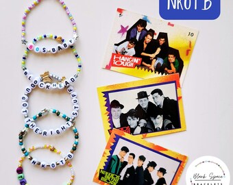 NKOTB : Nouveaux bracelets d'amitié pour enfants | Lot de 2, 3, 5 ou 10 pièces fait main | Visite d'été magique | Commerce de concerts | Personnalisable