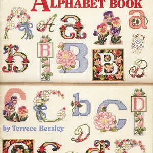 Kruissteek bloemenalfabetpatronen, het ultieme bloemenalfabetboek, pdf direct download