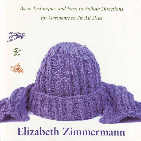 Tricoter sans larmes, livre de tricot, Elizabeth Zimmermann, techniques de base du tricot, PDF à téléchargement immédiat
