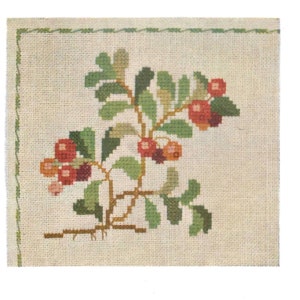 Cross Stitch Flowers and Herbs, Vintage Danish Embroidery, PDF Digital Download