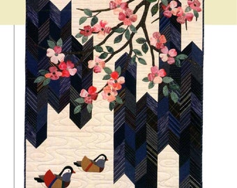 Quilt Pattern Book, Asian Elegance: Quilting With Japanese Fabrics and More, Elegant Japanese Quilts, PDF Instant Download