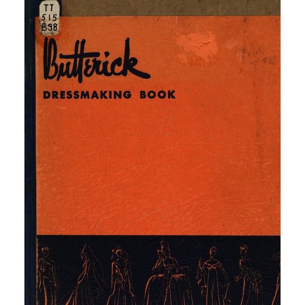 Butterick Dressmaking Book, 1940, Sewing Techniques, PDF Instant Download, Vintage EBook