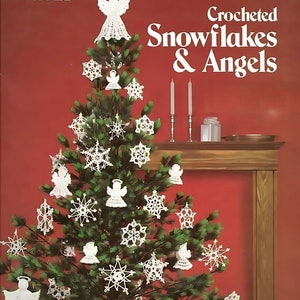 Anleitung für gehäkelte Schneeflocken & Engel: Weihnachtsbaumschmuck (PDF Download)